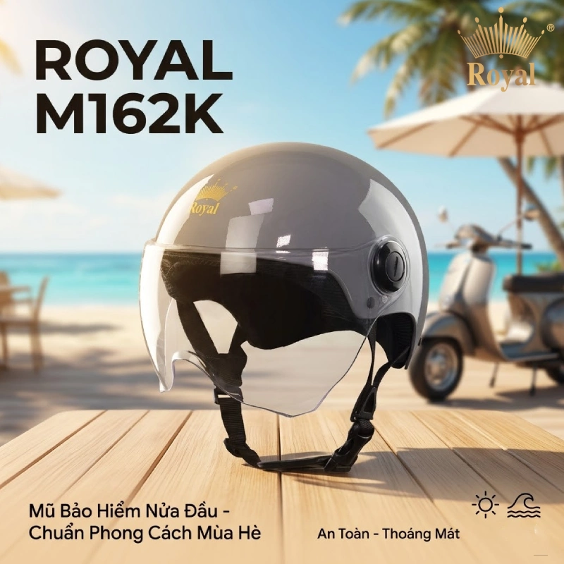 Mũ bảo hiểm mùa hè Royal M162K
