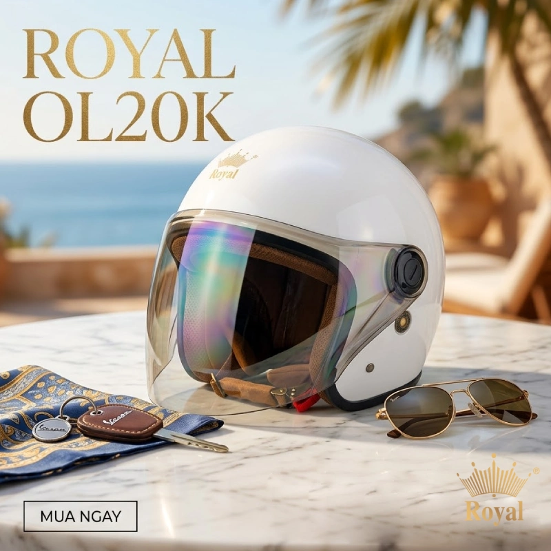 Nón bảo hiểm mùa hè OL20K