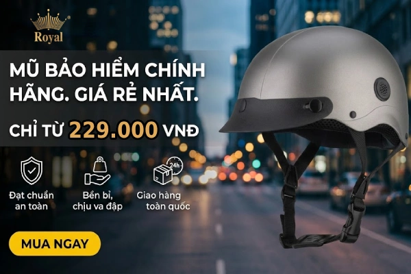 Mũ bảo hiểm rẻ nhất chính hãng bao nhiêu