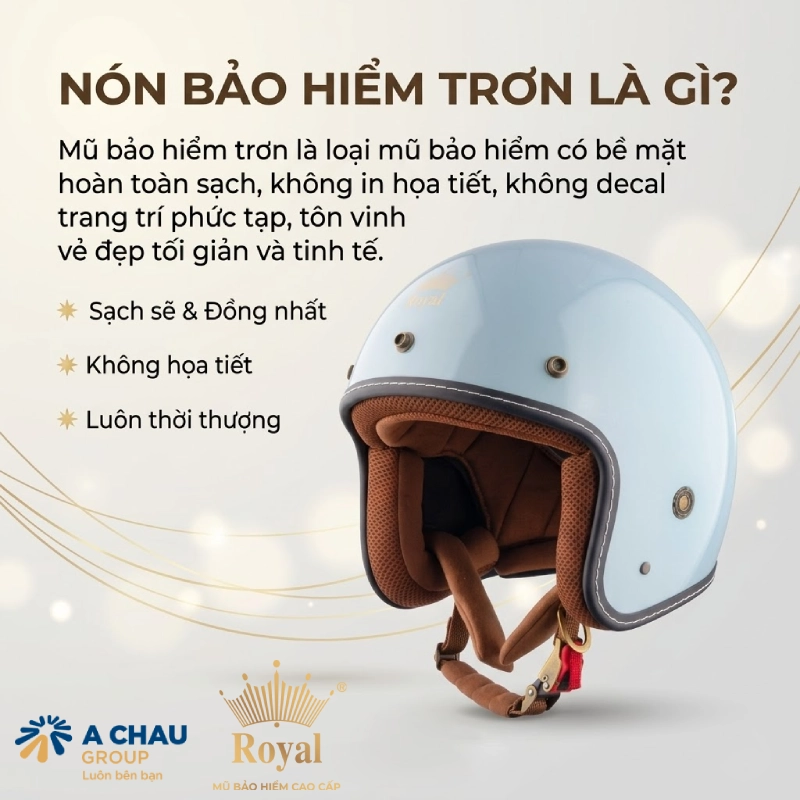 Khái niệm về mũ bảo hiểm trơn