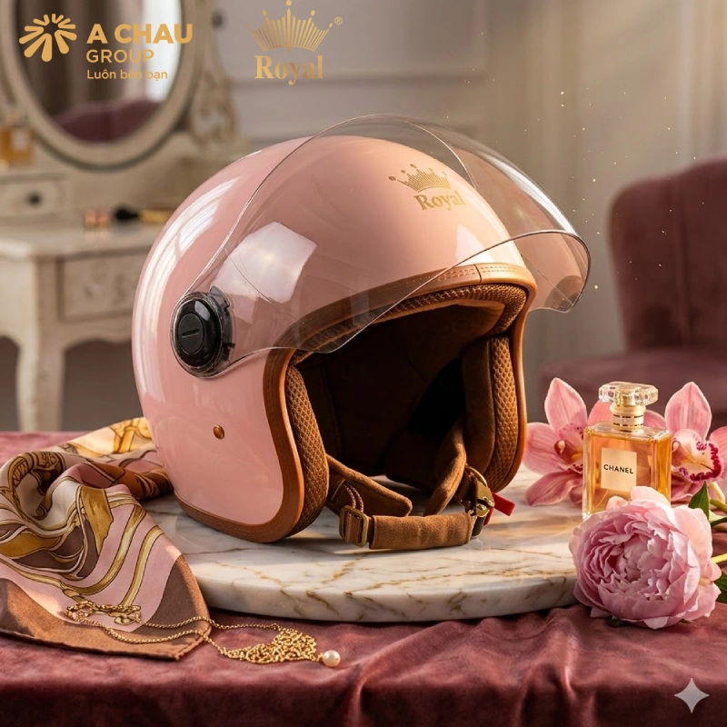 Nón bảo hiểm hồng Royal M339