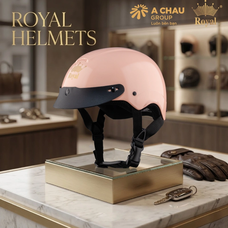 Nón bảo hiểm màu hồng M103