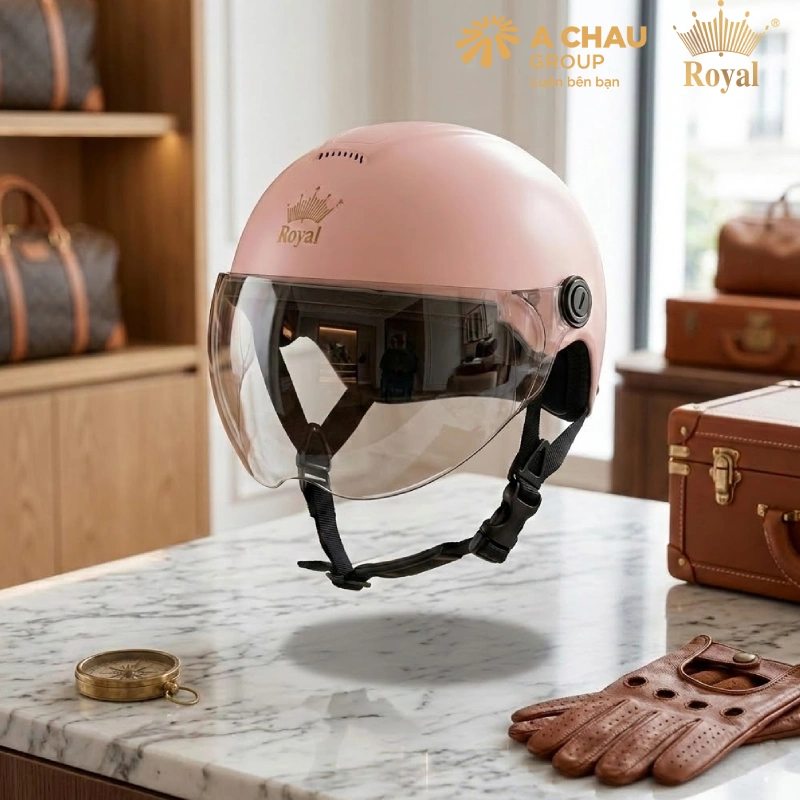 Nón bảo hiểm màu hồng M103K