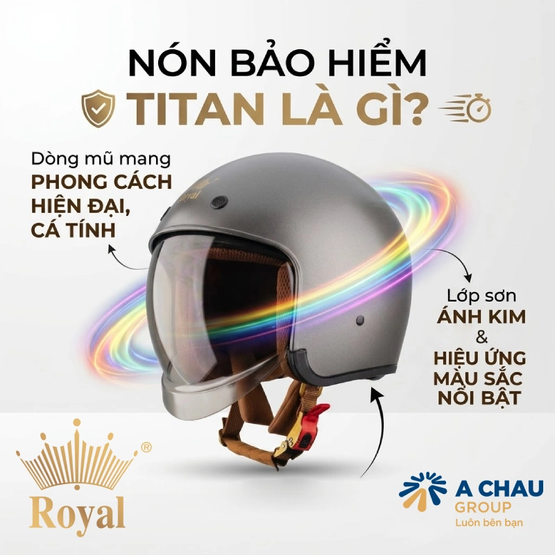 Nón bảo hiểm Titan là gì?