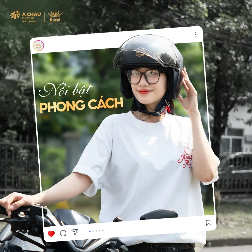 Mũ bảo hiểm Royal M68 1 kính