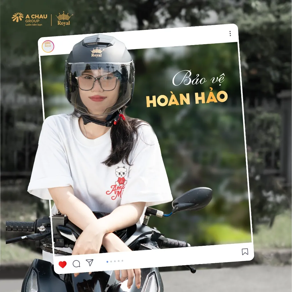 Mũ bảo hiểm Royal M68 1 kính