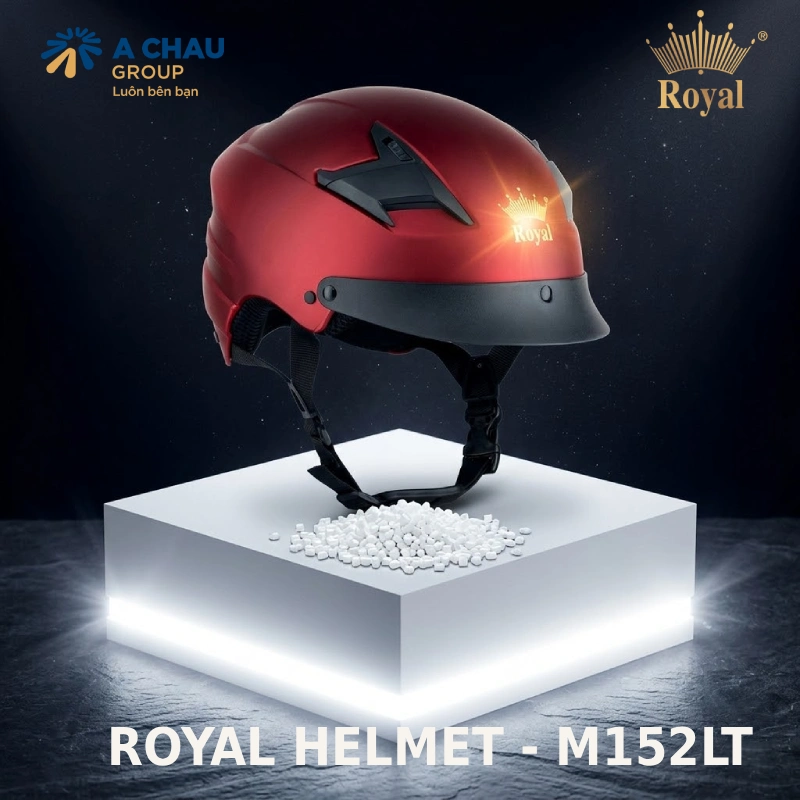 Royal M152LT mũ bảo hiểm màu đỏ