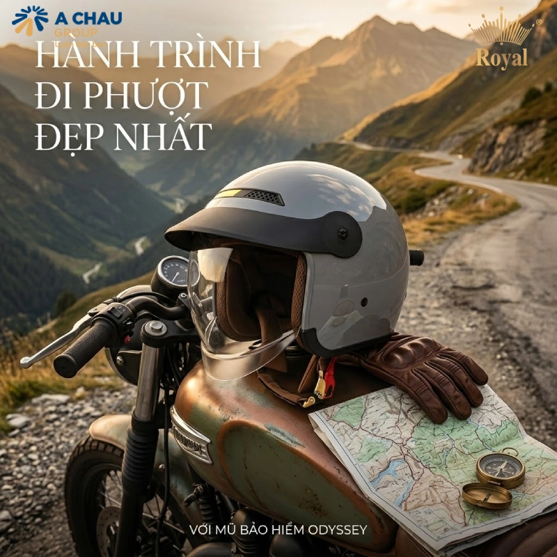 Mũ bảo hiểm đi phượt Royal M139 LUX