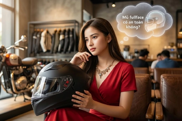 Mũ fullface có an toàn không?