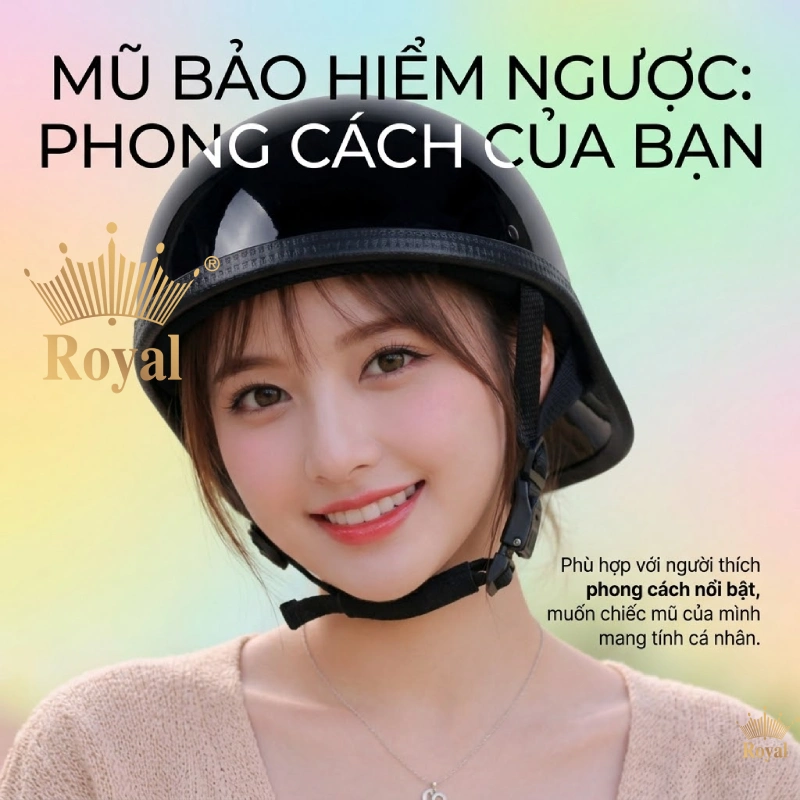 Mũ bảo hiểm ngược phù hợp với ai?