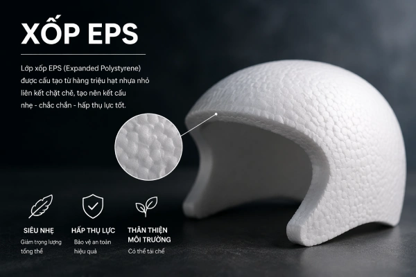 Xốp mũ bảo hiểm