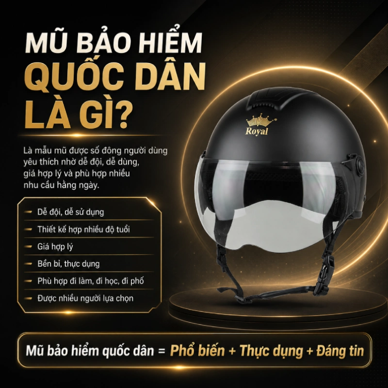 Mũ bảo hiểm quốc dân là gì?