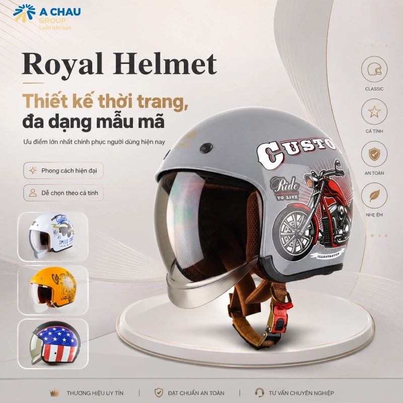 Vì sao nón bảo hiểm Royal bán chạy nhất?