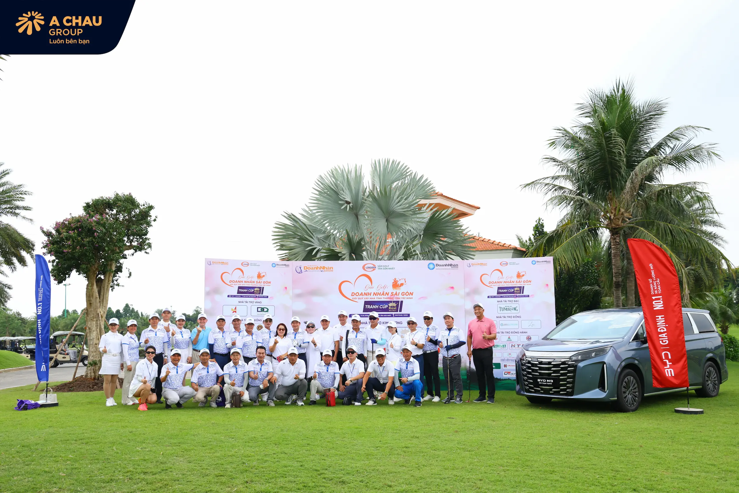 Á Châu Group đồng hành cùng giải Golf doanh nhân Sài Gòn tranh cúp Royal Helmet