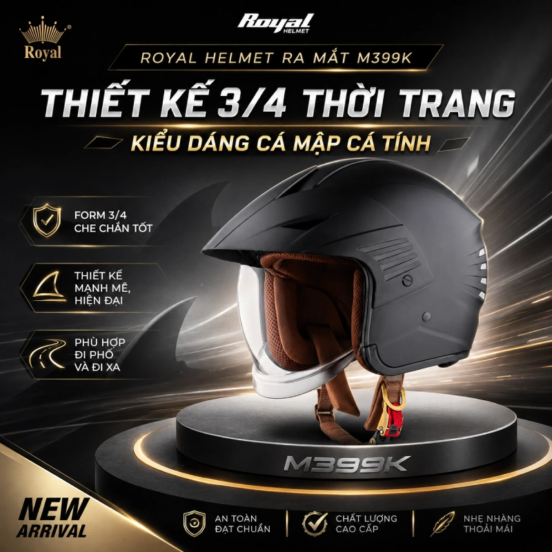 Thiết kế 3/4 thời trang – kiểu dáng cá mập cá tính