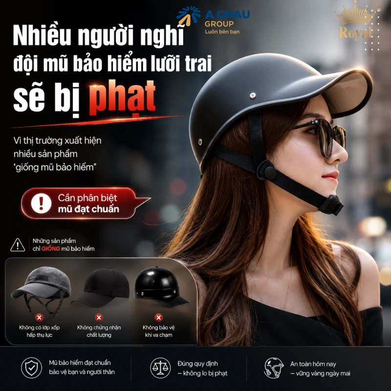 Thị trường xuất hiện nhiều sản phẩm "giống mũ bảo hiểm"