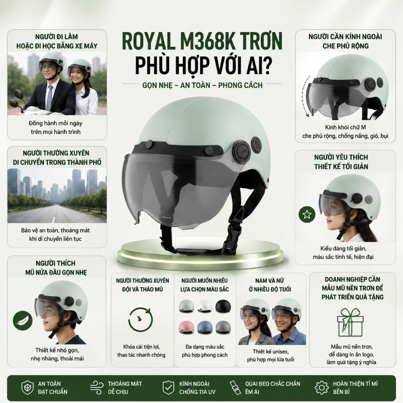 Royal M368K trơn phù hợp với ai?