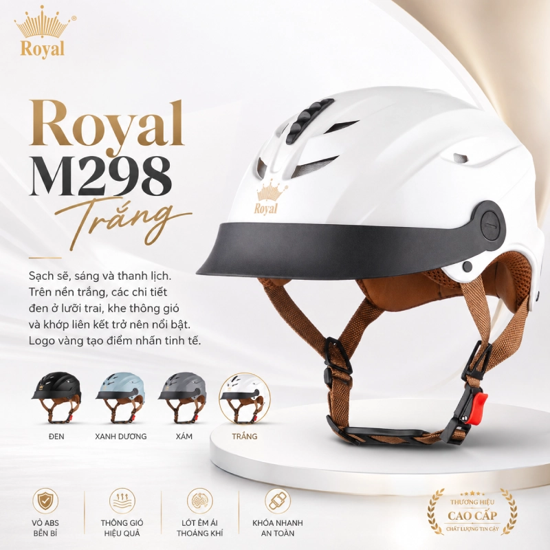 Royal M298 trắng