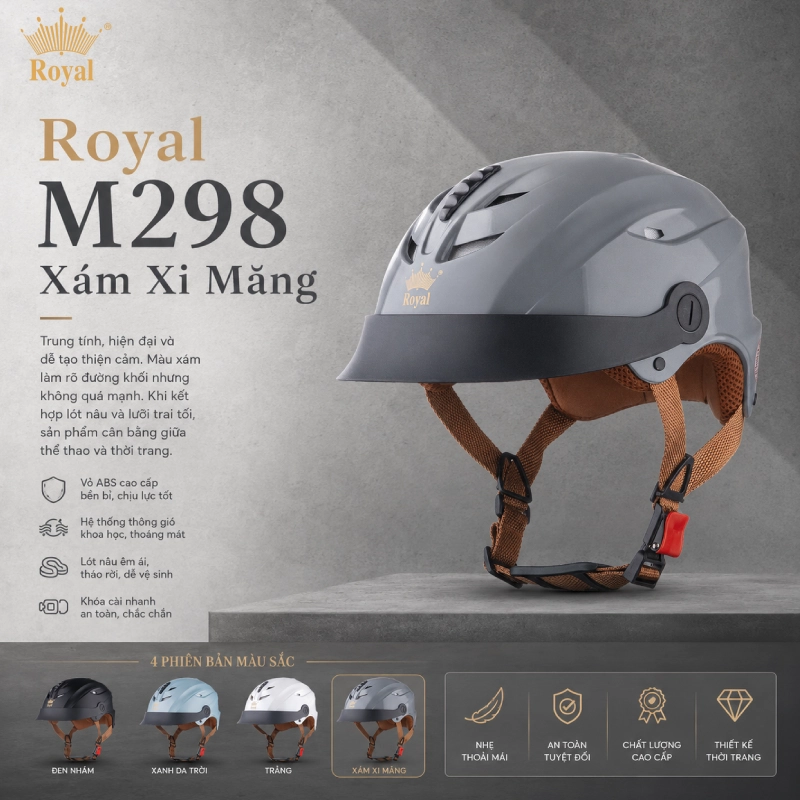 Royal M298 xám xi măng