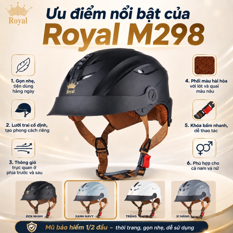 Ưu điểm nổi bật của Royal M298
