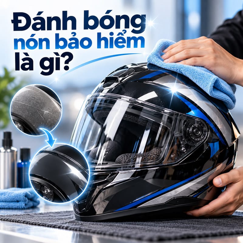 Đánh bóng nón bảo hiểm là gì?