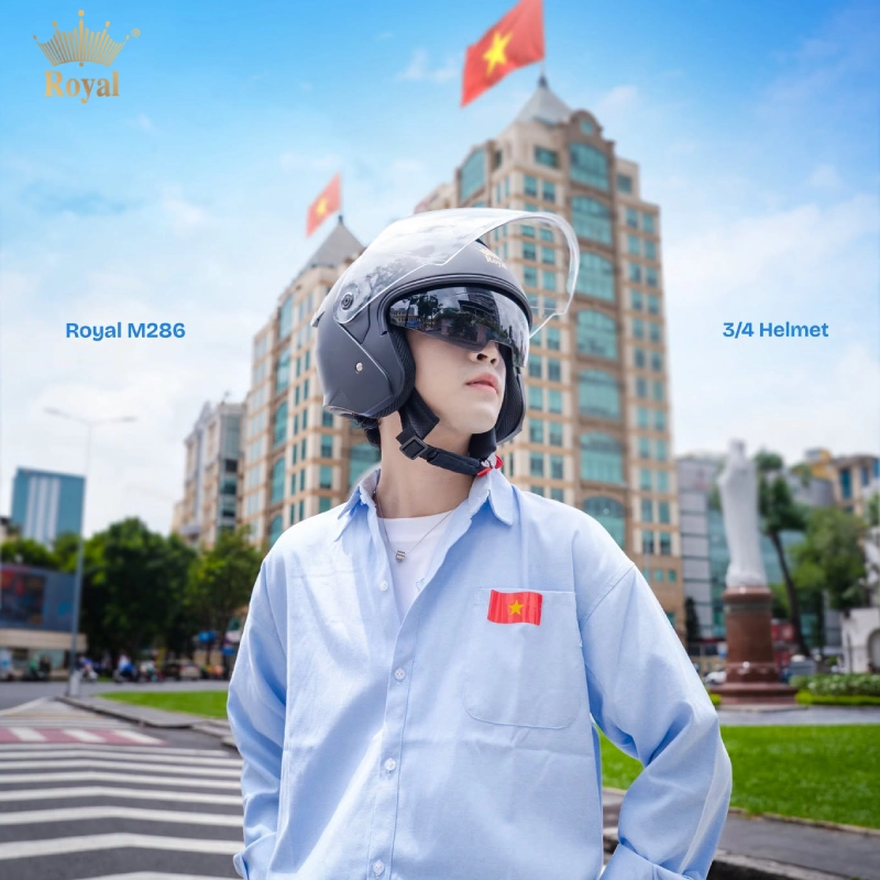 Mũ bảo hiểm thời trang nam