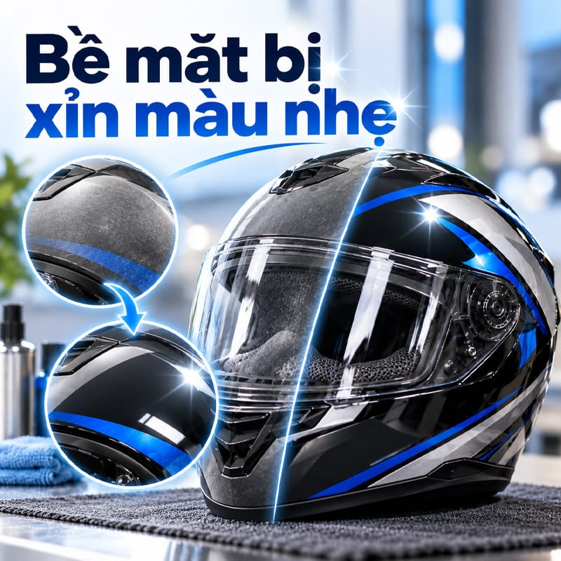Bề mặt bị xỉn màu nhẹ