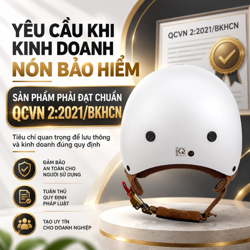 Yêu cầu khi kinh doanh nón bảo hiểm sản phẩm phải yêu cầu khi kinh doanh nón bảo hiểm