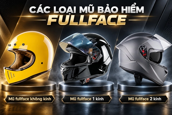 Các loại mũ bảo hiểm fullface