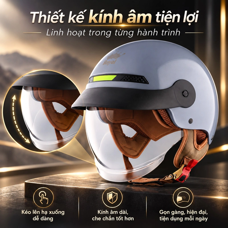 Thiết kế kính âm tiện lợi