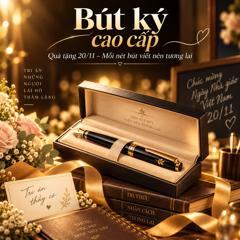 Bút ký cao cấp là quà tặng 20/11 cho thầy cô giáo ý nghĩa