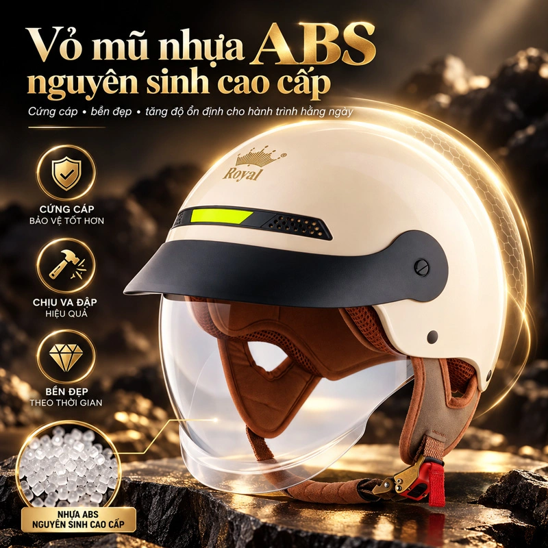 Royal M239 LUX có Vỏ nhựa ABS có kết cấu chắc chắn, bề mặt hoàn thiện đẹp